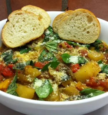 Italian Stew (Ciambotta) With Extra Virgin Olive Oil Recipe