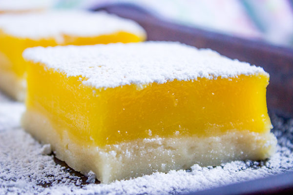 Lemon Olive Oil Bars Recipe