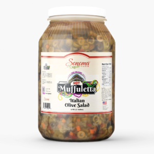 Muffuletta | <b>Hot</b> | Sicilian Olive Salad | 1 Gallon/128oz | Food Service