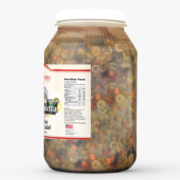 Muffuletta | <b>Hot</b> | Sicilian Olive Salad | 1 Gallon/128oz | Food Service