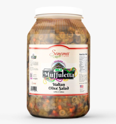Muffuletta | <b>Mild</b> | Italian Olive Salad | 1 Gallon / 128oz | Food Service