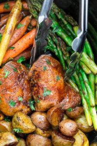 Oven-Roasted Chicken Rosemary / Basil Olive Oil with Potatoes Recipe