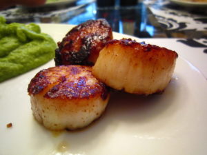 Pan Seared Scallops with Lime Infused Olive Oil Recipe