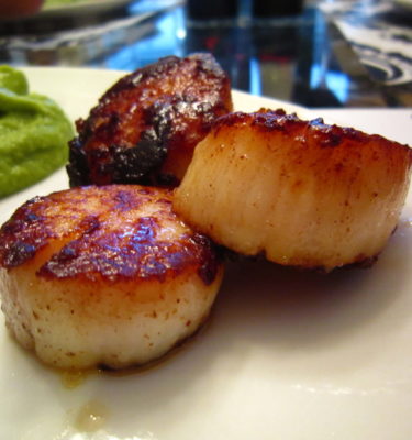 Pan Seared Scallops with Lime Infused Olive Oil Recipe