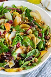 Parmesan, Pear, Walnut Salad with Blood Orange Olive Oil and Traditional Barrel Aged Balsamic  Recipe