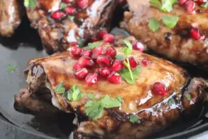 Pomegranate Balsamic Sauce Over Chicken Recipe