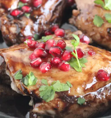 Pomegranate Balsamic Sauce Over Chicken Recipe
