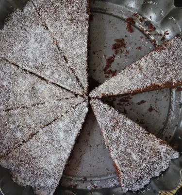 Raspberry Balsamic Chocolate Shortbread Cake Recipe