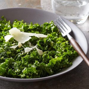 Raw Kale Salad with Balsamic and Parmesan Recipe
