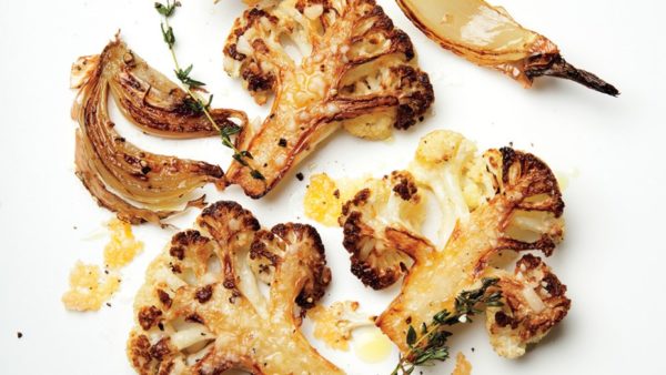 Roasted Cauliflower with Aged Balsamic and Parmesan Recipe