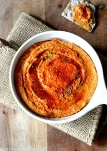 Roasted Red Pepper With Balsamic Bean Dip Recipe