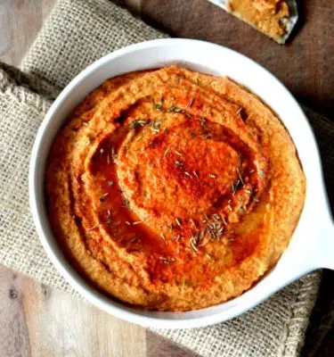 Roasted Red Pepper With Balsamic Bean Dip Recipe