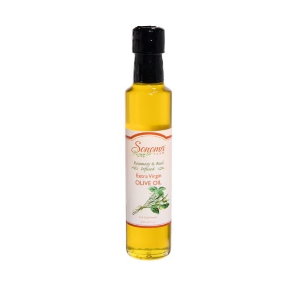 flavor-infused-extra-virgin-olive-oil-rosemary-basil-250mL-front