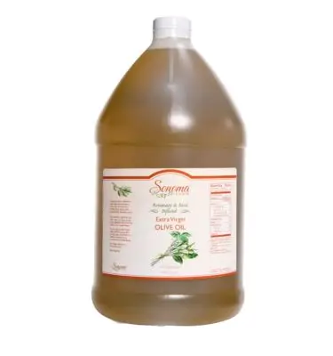 Infused Extra Virgin Olive Oil | <b>Rosemary / Basil</b> | 1 Gallon / 3.8 Liters