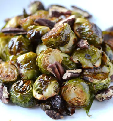 Sauteed  Brussels Sprouts and Pecans with Balsamic Recipes