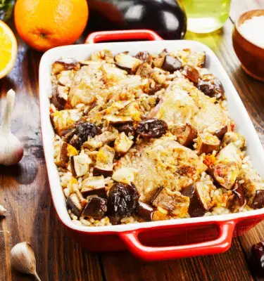 Sonoma-Farm-Baked-Chicken-Topped-With-Blood-Orange-Olive-Oil- Dates- Apples- Apricots-Recipe