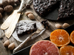 Blood Orange Olive Oil  Brownies Recipe