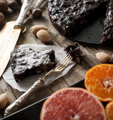 Blood Orange Olive Oil  Brownies Recipe