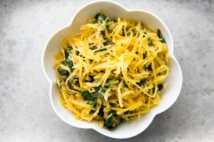Spaghetti Squash and Chard Sauté  with Sage / Rosemary Olive Oil Recipe