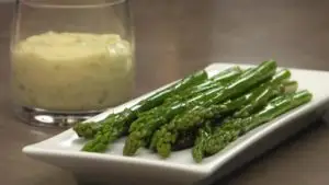 Steamed Asparagus in Garlic Infused Olive Oil Recipe