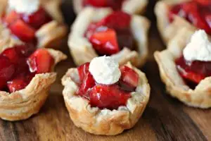 Strawberry Balsamic with Fresh Strawberries in Puff Pastry Recipe