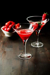 Strawberry Martini with Strawberry Balsamic Recipe
