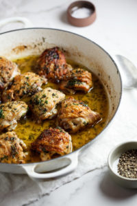 Stuffed Rosemary Olive Oil Chicken With White Wine Sauce Recipe