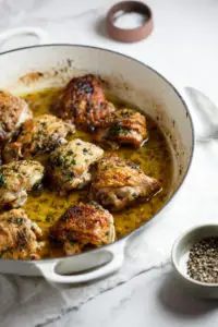 Stuffed Rosemary Olive Oil Chicken With White Wine Sauce Recipe