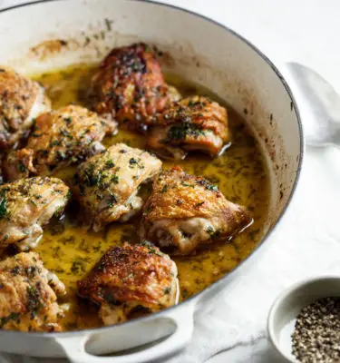 Stuffed Rosemary Olive Oil Chicken With White Wine Sauce Recipe