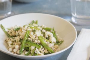 Sugar Snap Pea and Barley with Lemon Olive Oil Salad Recipe
