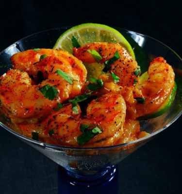 Tequila Shrimp with Lime Infused Olive Oil Recipe