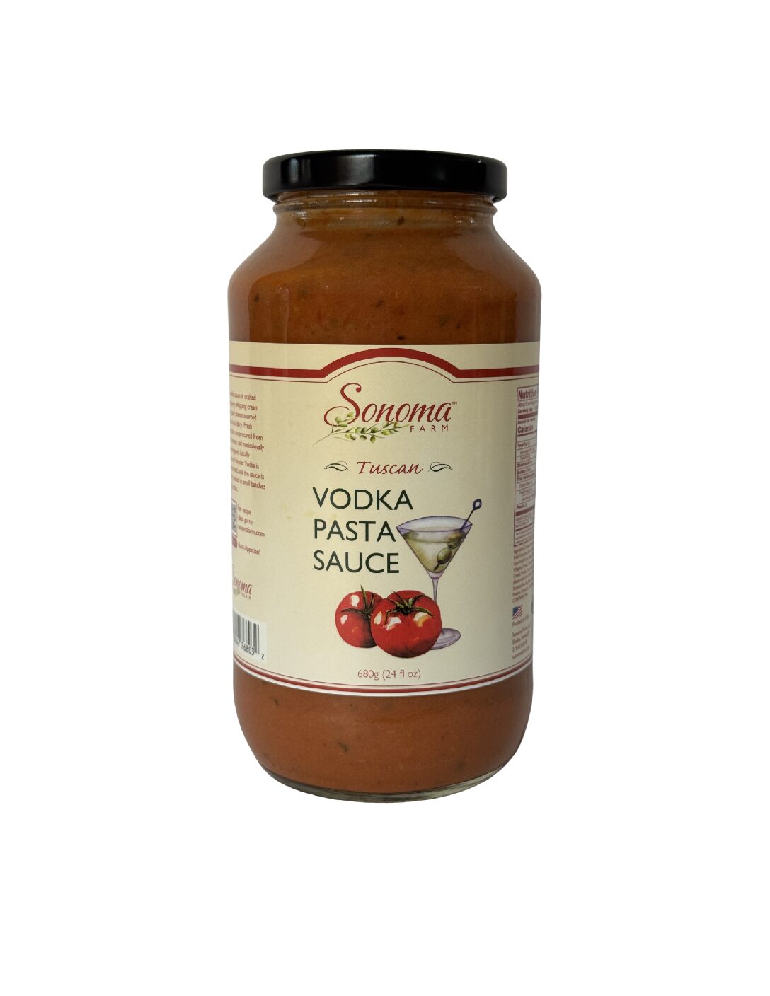 Tuscan Vodka Pasta Sauce 24oz