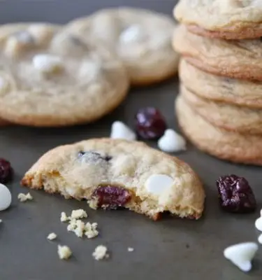 White Chocolate / Cherry Cookies with Coffee Balsamic Vinegar Recipe