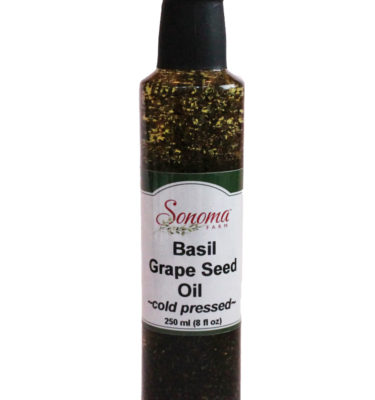 Sonoma Farm Basil Grape Seed Oil