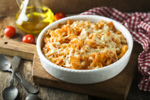 Smoked Gouda Pasta with Garlic Olive Oil Recipe