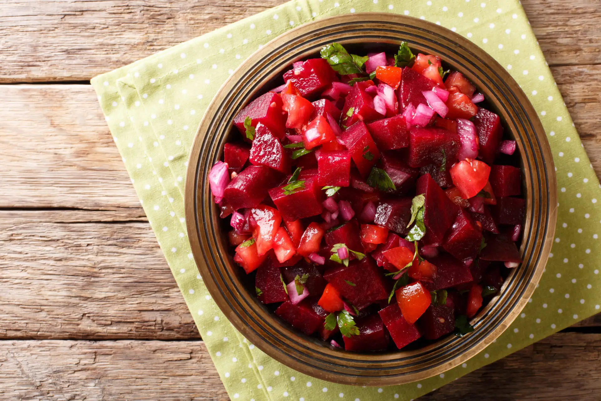 Beet and Apple Salad with Extra Virgin Olive Oil Recipe