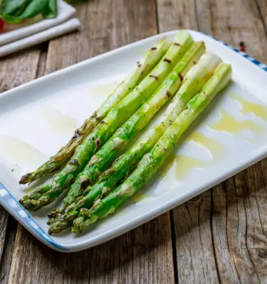 Oven-Roasted Asparagus with Blood Orange Infused Olive Oil Recipe