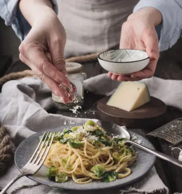 Pasta With Brussels Sprouts Rosemary Olive Oil Recipe