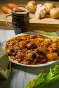 Irish Beer Stew with Rosemary Olive Oil Recipe