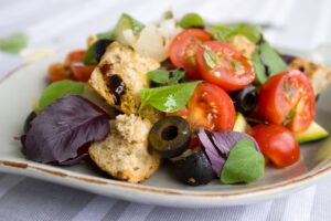 Panzanella Tomato, Bread Salad with Traditional Barrel Aged Balsamic Recipe