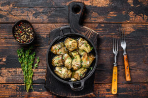 Braised Artichokes with Lemon Olive Oil Recipe