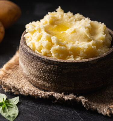 Blue Cheese Mashed Potatoes with Butter Olive Oil Recipe