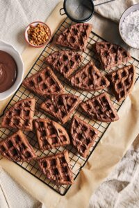 Blood Orange Olive Oil Double Chocolate Dessert Waffles Recipes