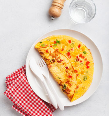 Giardiniera Cheese Omelet Recipe