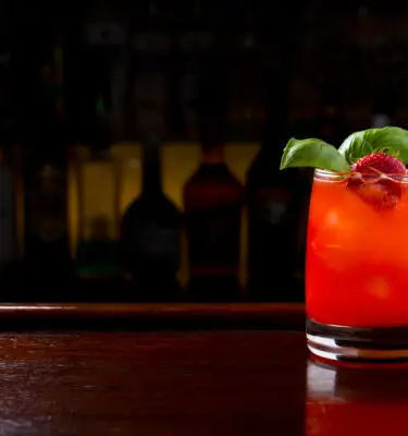 Strawberry Balsamic Cocktail with Fresh Basil Recipe