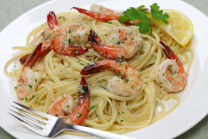 Garlic Olive Oil Shrimp Scampi Pasta Recipe