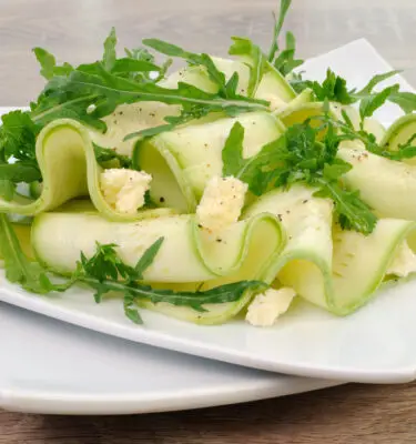 Fresh Zucchini and Feta Drizzle with Lemon Olive Oil Recipe