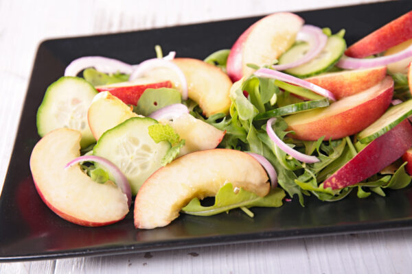 Lemon Olive Oil Apple and Cucumber Salad Recipe
