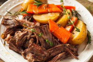 Classic Beef Pot Roast with Rosemary / Basil Olive Oil Recipe