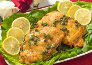Chicken Piccata with Lemon Infused Olive Oil Recipe